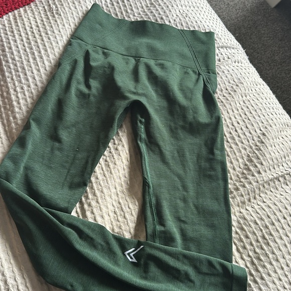 Oner Active effortless leggings in racing green - Picture 2 of 2
